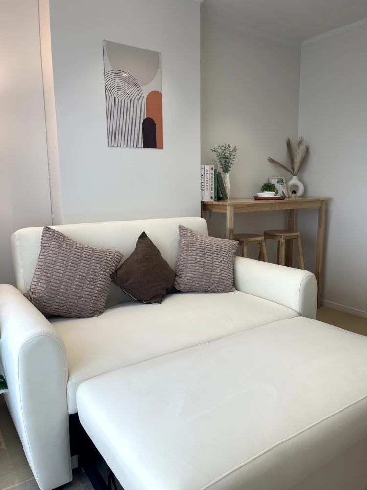 Selling Lumpini Ville Lasalle-Barring, 17th floor, unobstructed view, fully furnished. Book now!