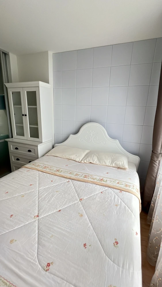 For sale Lumpini Ville On Nut 46, ready to move in, furnished, shady side, not exposed to the sun, cool room, garden view
