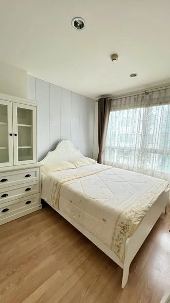 For sale Lumpini Ville On Nut 46, ready to move in, furnished, shady side, not exposed to the sun, cool room, garden view