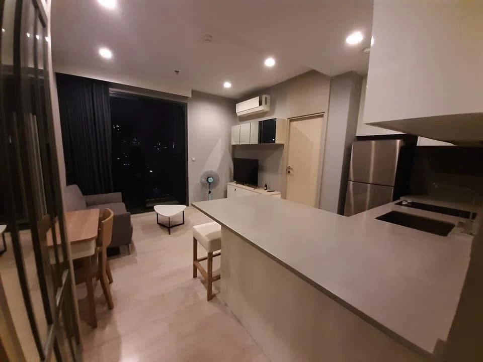 For sale: M Thonglor 10, corner unit with privacy, fully furnished and equipped, beautiful city view, don't miss out!
