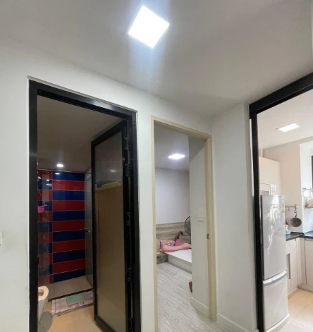 For sale: Mestyle Condo at Sukhumvit-Bangna, 2 bedrooms, 2nd floor, fully furnished, nice to live in, reserve now.