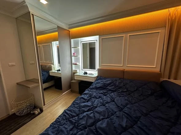 ขาย Metro Luxe Ratchada ห้องแต่งสวยคุมโทน บิ้วอินเฟอร์นิเจอร์อย่างดี ห้ามพลาด