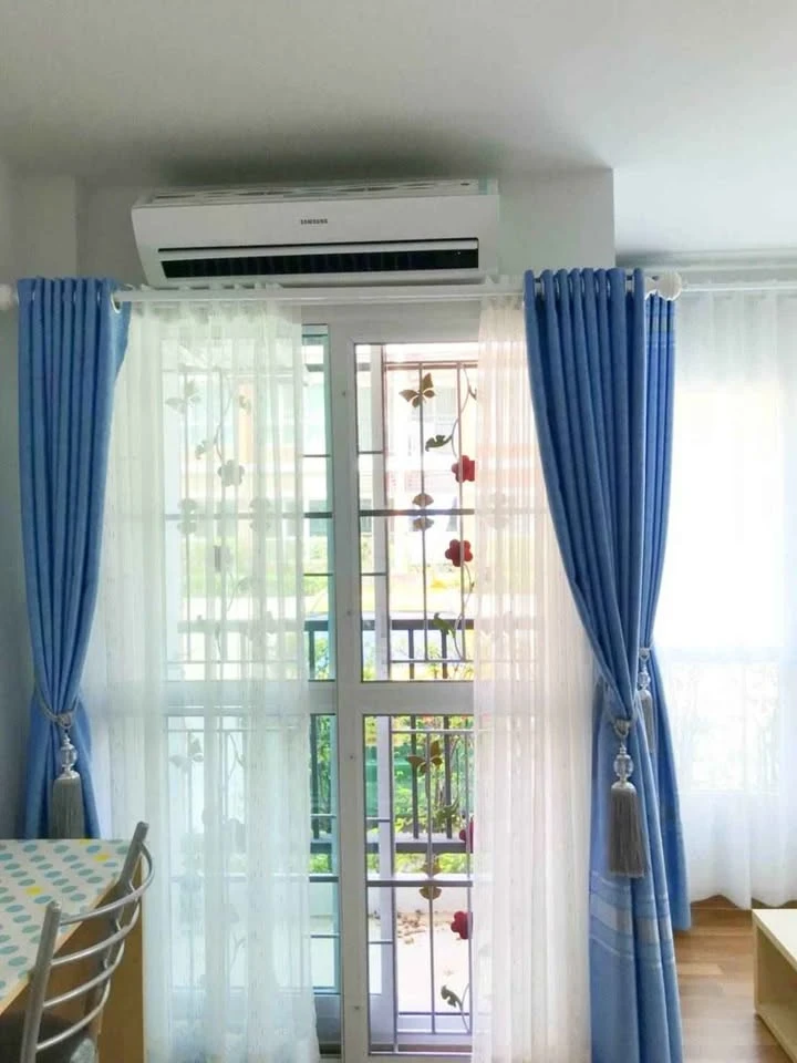 For sale: Miami Bangpu, corner room with privacy, comes with complete furniture and electrical appliances, just bring your bags and move in.