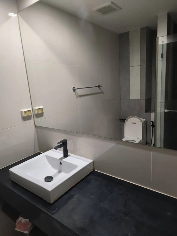 Selling a My Story condo at Ladprao 71. The kitchen and living room are separated. Size: 33 sq m. Comfortable and spacious. Reservation required.