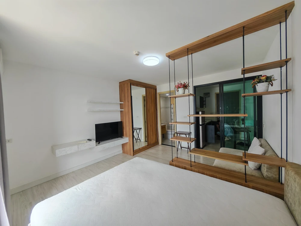 For sale: Nawa Living Nawamintra 75, 1 bedroom, 1 bathroom, decorated in a cool tone, good location, complete amenities, reserve now!
