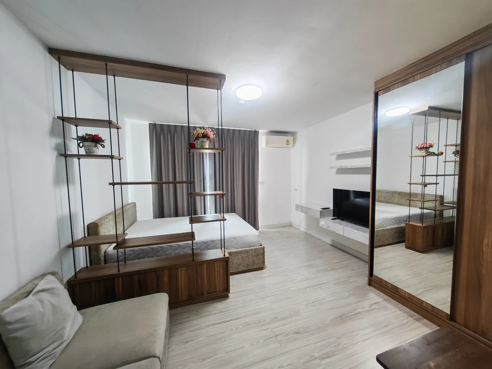 For sale: Nawa Living Nawamintra 75, 1 bedroom, 1 bathroom, decorated in a cool tone, good location, complete amenities, reserve now!