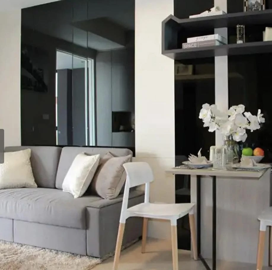 For sale Niche id @ Pakkret Station 1 bedroom 1 bathroom, good location, beautiful city view, no block, reserve now.