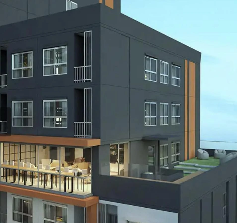 For sale Niche id @ Pakkret Station 1 bedroom 1 bathroom, good location, beautiful city view, no block, reserve now.