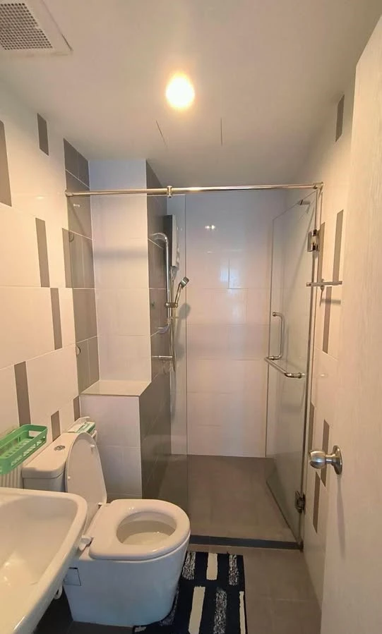 For sale or rent Niche id @ Pakkret Station 1 bedroom 1 bathroom, spacious room, lots of space, city view from high floor, book now