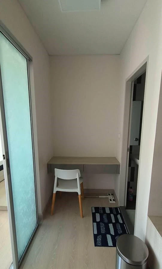 For sale or rent Niche id @ Pakkret Station 1 bedroom 1 bathroom, spacious room, lots of space, city view from high floor, book now