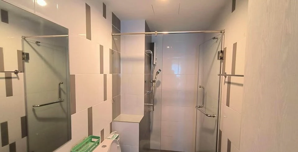 For sale or rent Niche id @ Pakkret Station 1 bedroom 1 bathroom, spacious room, lots of space, city view from high floor, book now