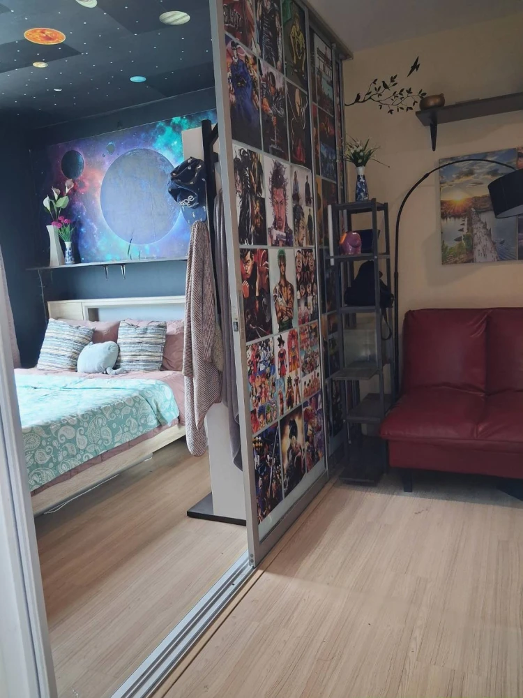 For sale: Niche id Serithai-Wongwaen, a lovely room, stylishly decorated, fully furnished, don't miss out.