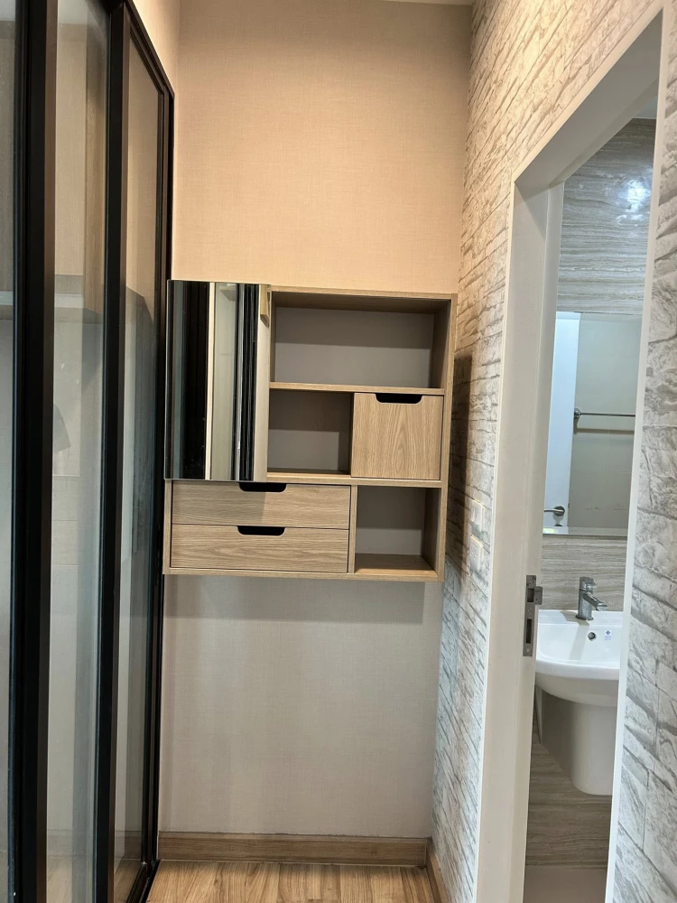 For sale: Niche Mono Sukhumvit-Bearing, 1 bedroom, 1 bathroom, beautifully wallpapered, fully furnished, reserve now!