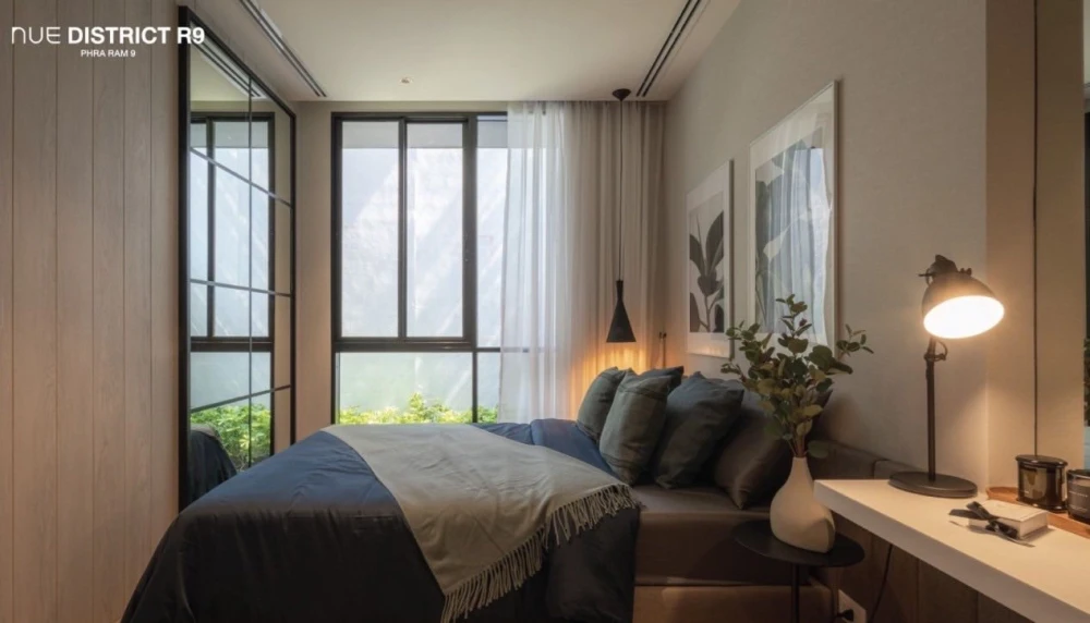 For sale: NUE District R9, room location, balcony view in front of building G, 28th floor, highest, don't just look, hurry and reserve now.