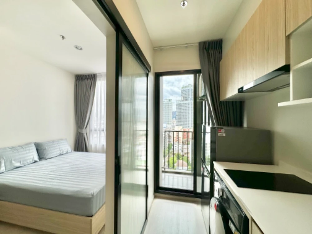 For sale: NUE Noble Ratchada-Ladprao, 14th floor, open view, no buildings blocking, fully furnished, nice to live in, reserve now.