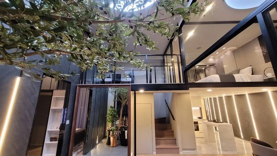 ขาย ORIGIN COURTYARD THONGLOR ชั้น 15 ห้อง Duplex มี 3 ห้องนอน, 2 ห้องน้ำ พื้นที่ใช้สอยเยอะมากๆ บอกเลยว่าต้องจอง