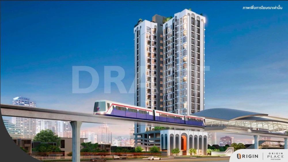 Selling Origin Place Phetkasem condo, high floor, pet-friendly. Book now before it's too late!+++