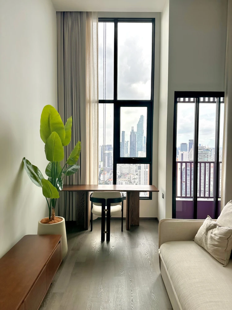 For sale: Park Origin Chula Samyan, 32nd floor, fully furnished, ready to move in, reserve now, urgent!