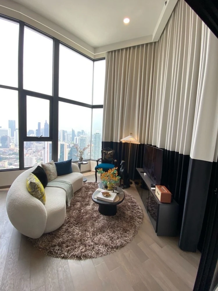 For sale: Park Origin Chula Samyan, 35th floor, high floor, great view, fully furnished, reserve now, don't miss out!
