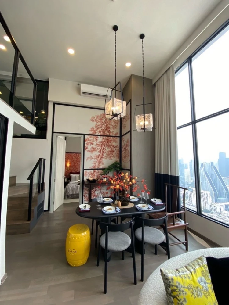 For sale: Park Origin Chula Samyan, 35th floor, high floor, great view, fully furnished, reserve now, don't miss out!
