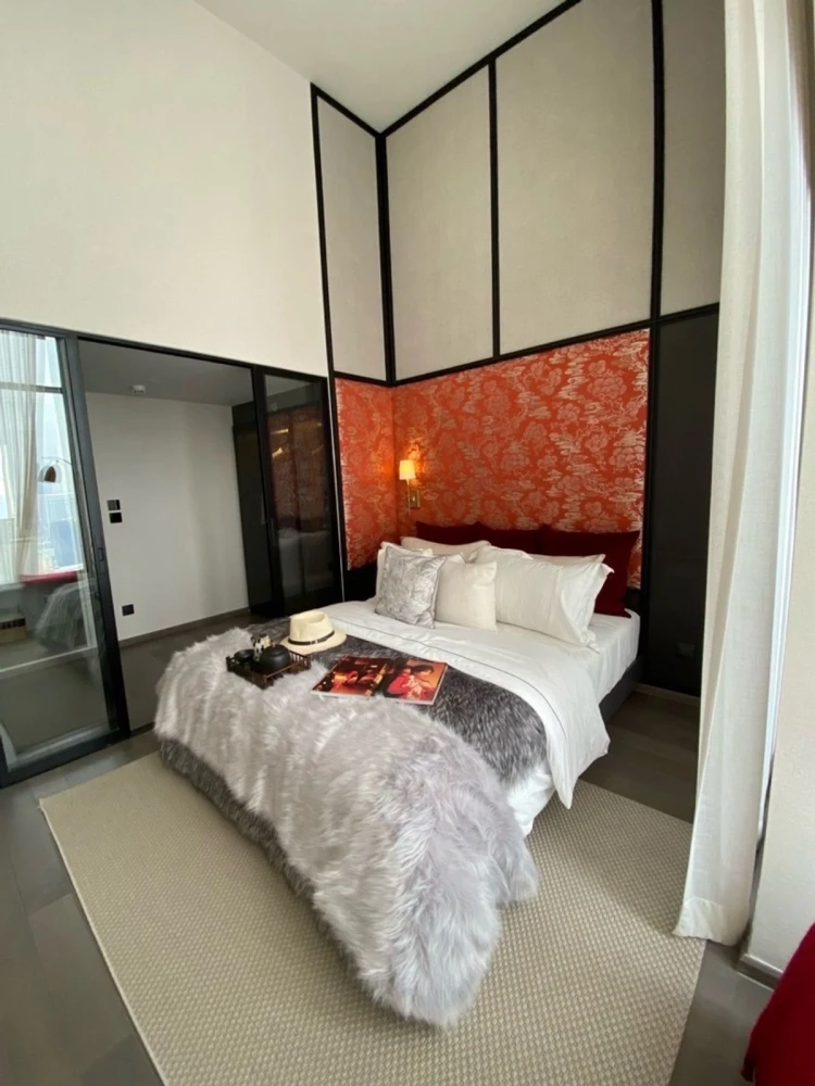 For sale: Park Origin Chula Samyan, 35th floor, high floor, great view, fully furnished, reserve now, don't miss out!