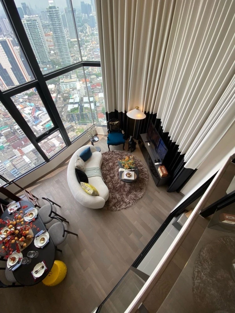 For sale: Park Origin Chula Samyan, 35th floor, high floor, great view, fully furnished, reserve now, don't miss out!