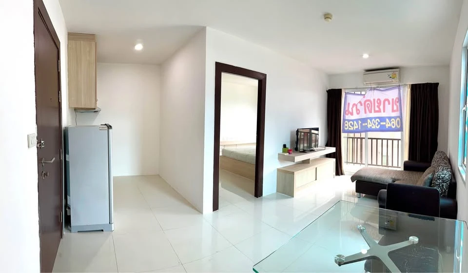 For sale: Park Siri Condo Resort Bangsaen, 1 bedroom, 1 bathroom, open view, cool breeze, fully furnished, reserve now!