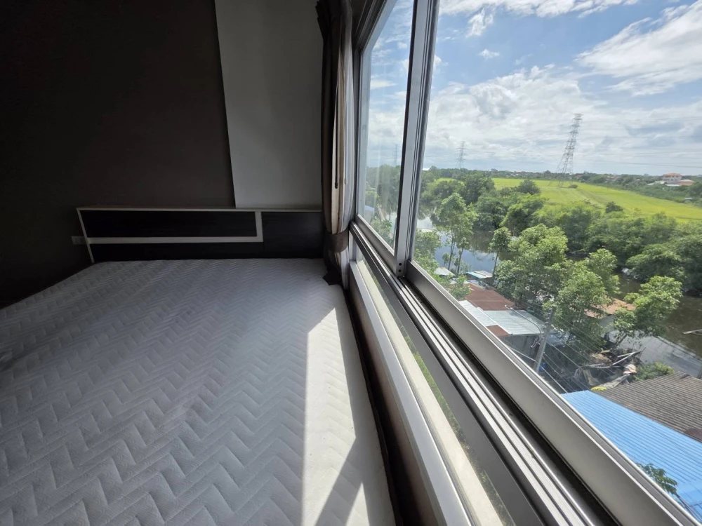 For sale: Ploen Ploen Condominium Rangsit-Workpoint 1, 4th floor, fully furnished, nice to live in, reserve now.