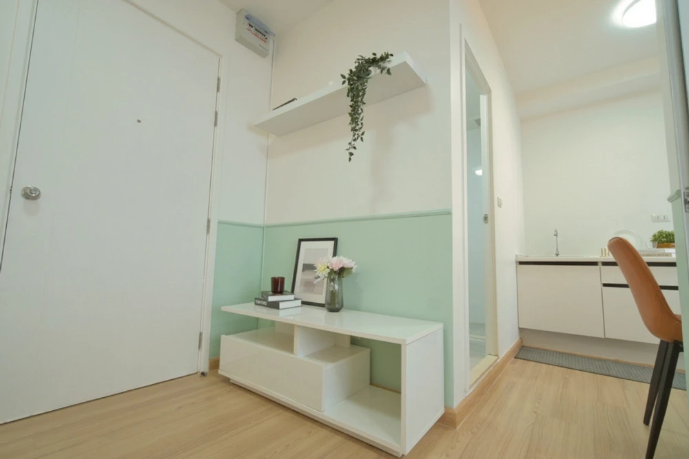 Plum Condo Bangyai Station for sale, 5th floor. Beautiful unit, fully furnished. Book now!