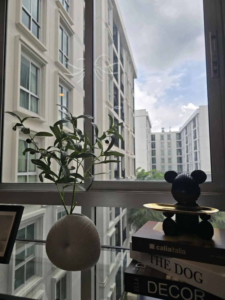 Plum Condo Chaengwattana Station for sale, nice room, fully furnished, just bring your bag and move in.