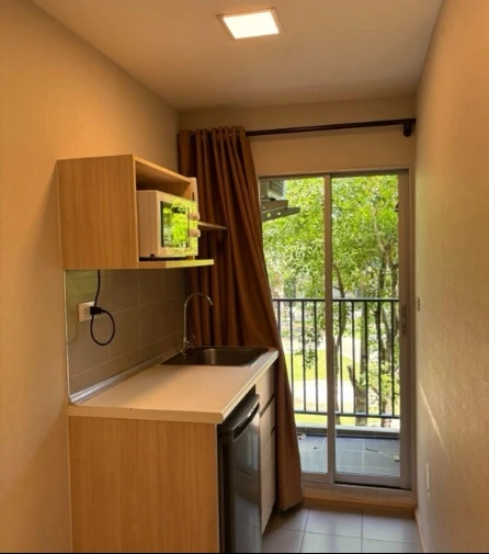Selling Plum Condo Rangsit Alive 1, 2nd floor, fully furnished and ready to move in. Interested buyers please contact us urgently.