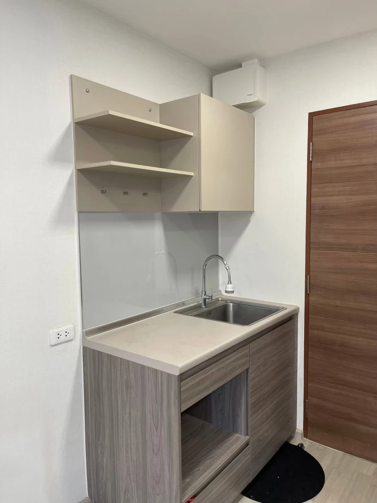 Plum Condo Saphan Mai Station for sale, 5th floor (middle unit). Includes kitchen and balcony. All amenities are included.