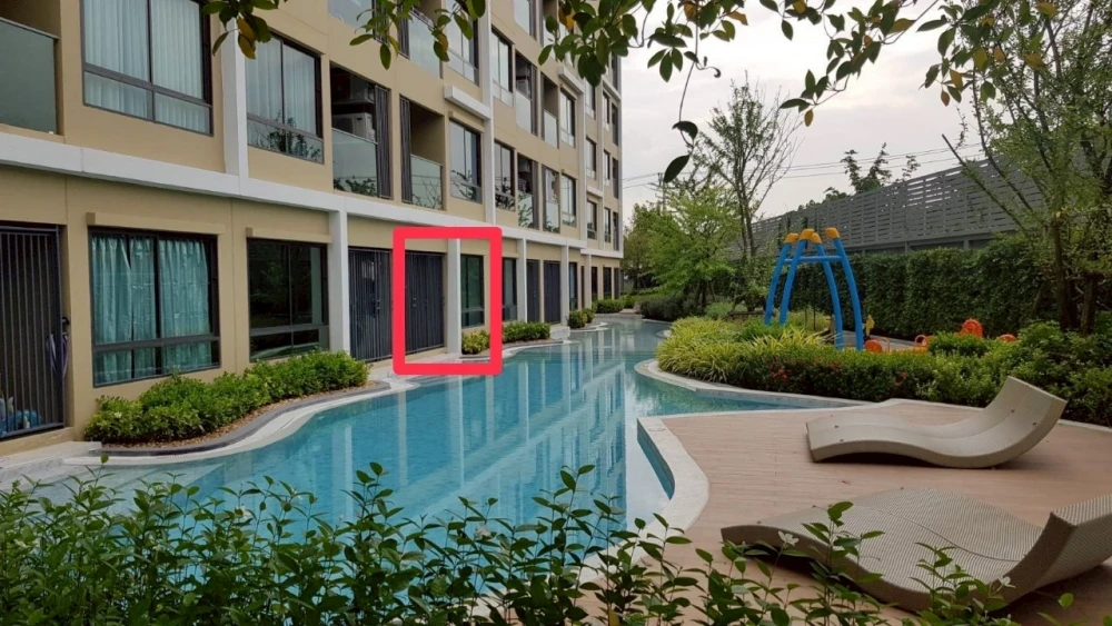 ขาย Polis สุขสวัสดิ์ 64 Pool Access ลงสระว่ายน้ำได้จากในห้องเลย เหมือนพักอยู่รีสอร์ตทุกวัน หน้าต่างกว้าง รับแดดเช้า images