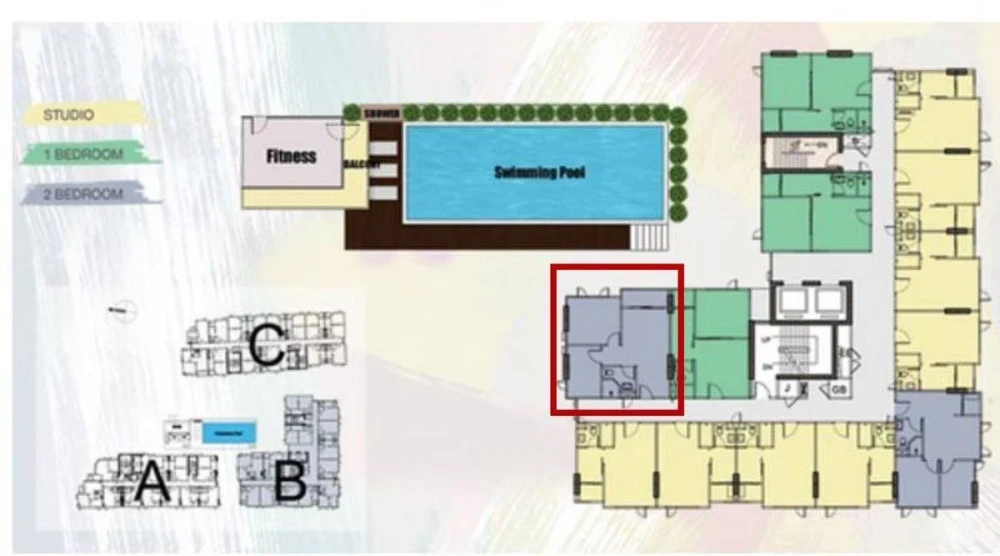 Selling Premio Fresco 2-bedroom unit with spacious living area, pool view, and fully furnished. Book now!