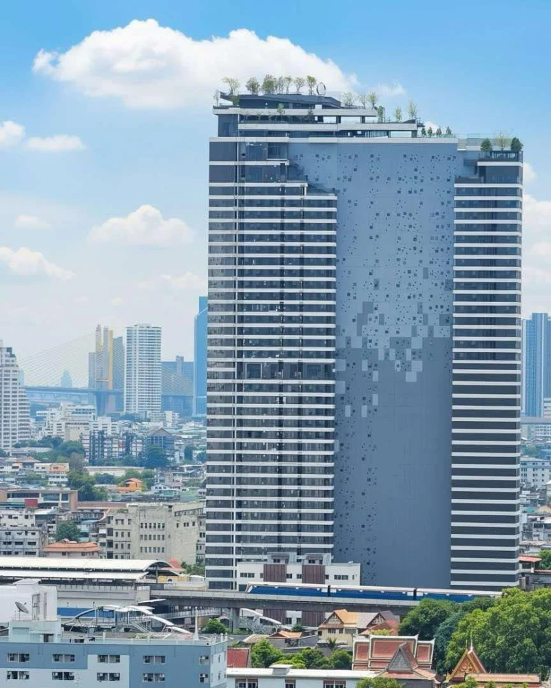 Selling Quintara MHy’DEN Pho Nimit. River view, good ventilation, not hot, no room opposite when you open the door. Grab it now!