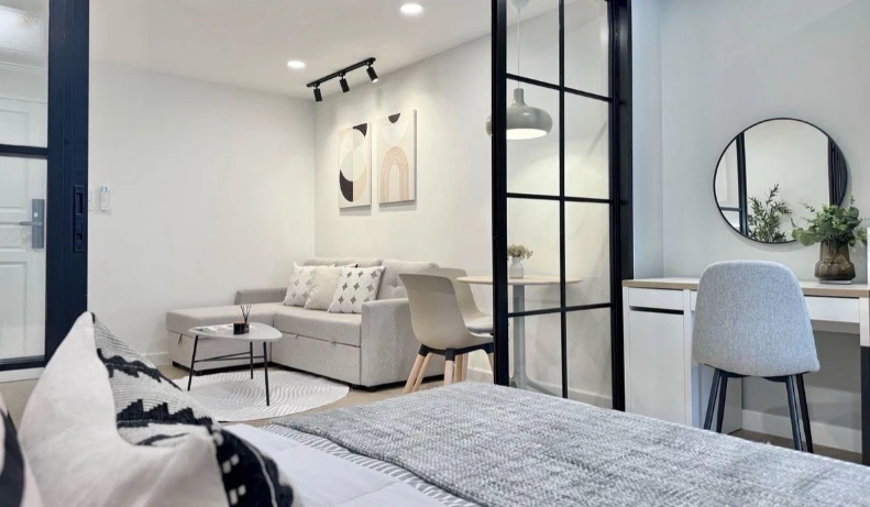 Ratchada City Condo for sale, 5th floor, beautiful room, fully furnished, very cool. Interested, reserve now, don't miss out.