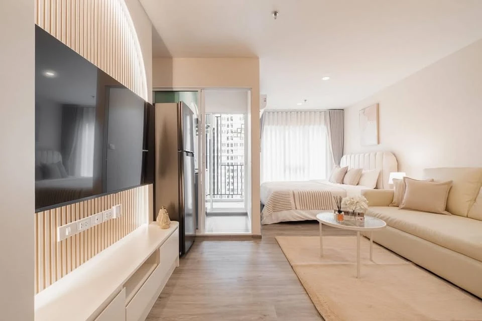 Regent Home Bangna for sale, top floor of the building, premium view (rare river and sunset view), reserve now.