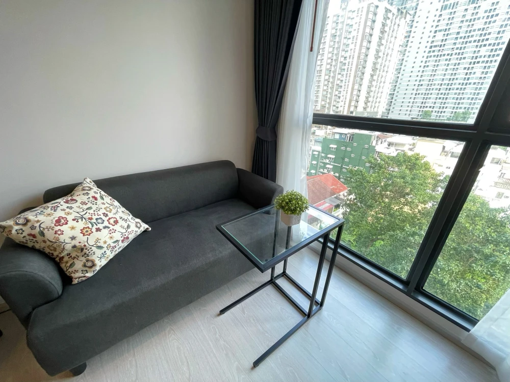 For sale: Rhythm Asoke 2 rooms, ready to move in, rooms are divided into sections, bedroom separated from living room, book now!