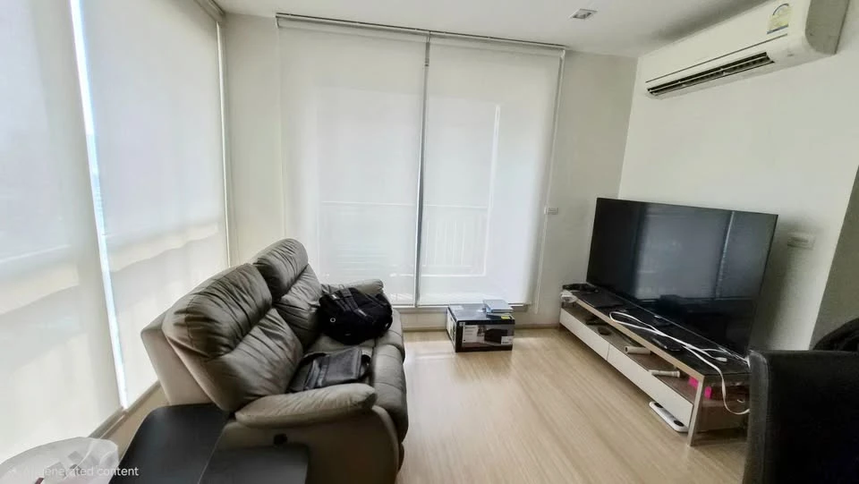 Selling Rhythm Ratchada-Huai Khwang, corner unit, 2 bedrooms, fully furnished. Don't miss out!