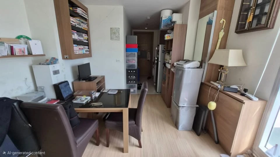 Selling Rhythm Ratchada-Huai Khwang, corner unit, 2 bedrooms, fully furnished. Don't miss out!