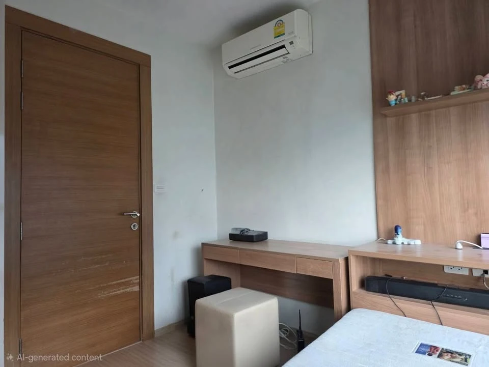 Selling Rhythm Ratchada-Huai Khwang, corner unit, 2 bedrooms, fully furnished. Don't miss out!