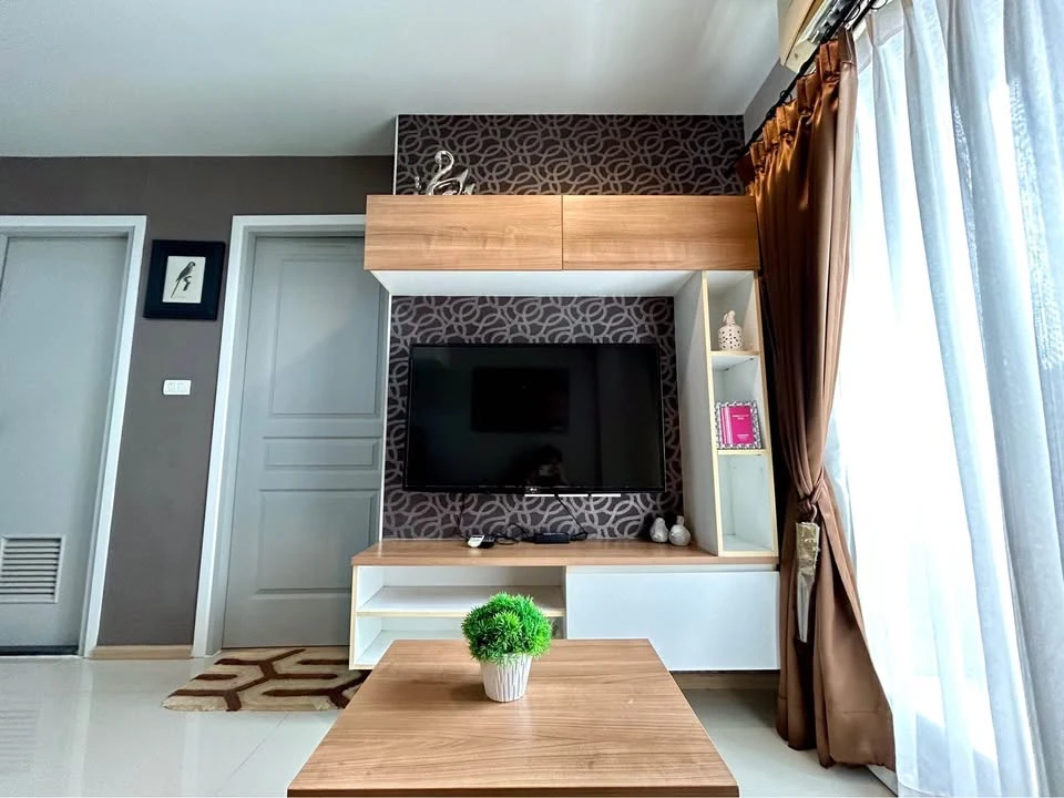 Selling Rich Park 2 @Taopoon Interchange, 1 bedroom, 1 bathroom, river view, convenient transportation. Book now!