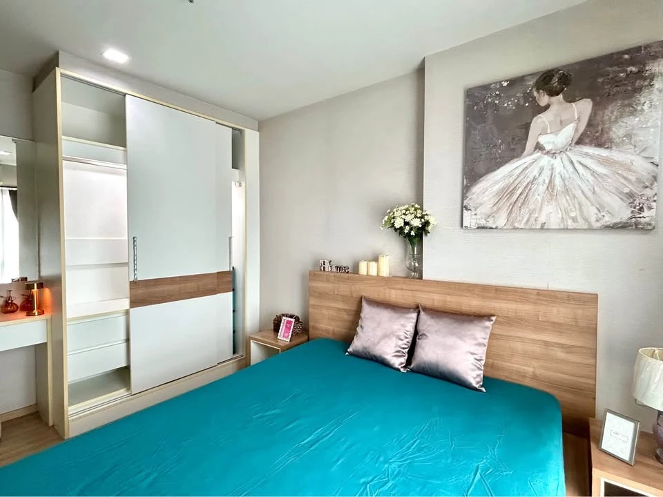 Selling Rich Park 2 @Taopoon Interchange, 1 bedroom, 1 bathroom, river view, convenient transportation. Book now!