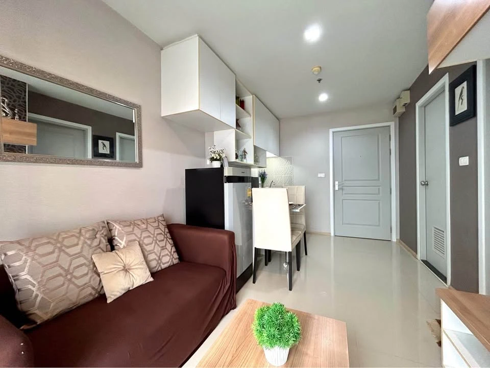 Selling Rich Park 2 @Taopoon Interchange, 1 bedroom, 1 bathroom, river view, convenient transportation. Book now!