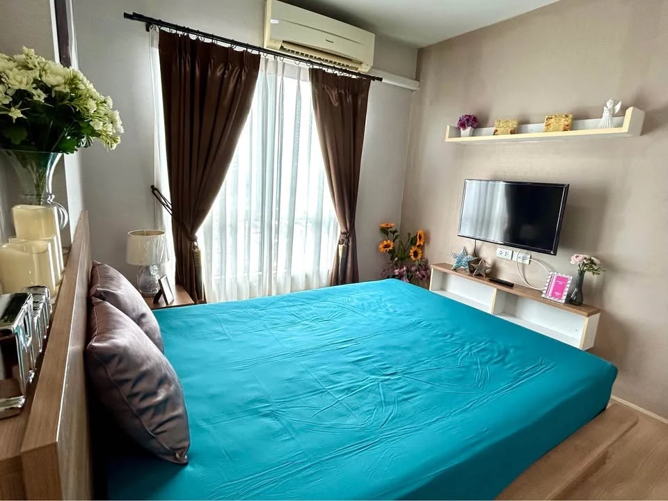 Selling Rich Park 2 @Taopoon Interchange, 1 bedroom, 1 bathroom, river view, convenient transportation. Book now!