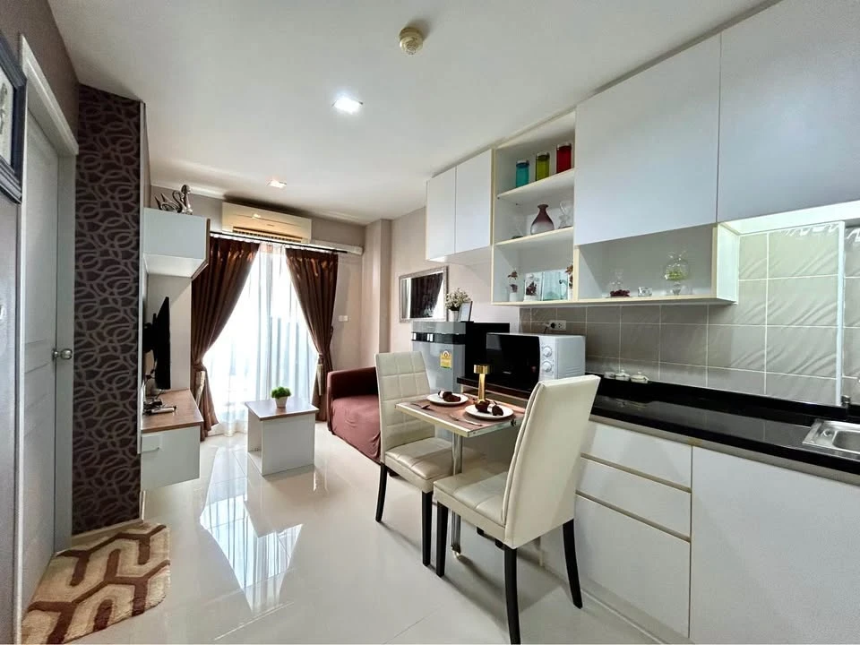 Selling Rich Park 2 @Taopoon Interchange, 1 bedroom, 1 bathroom, river view, convenient transportation. Book now!