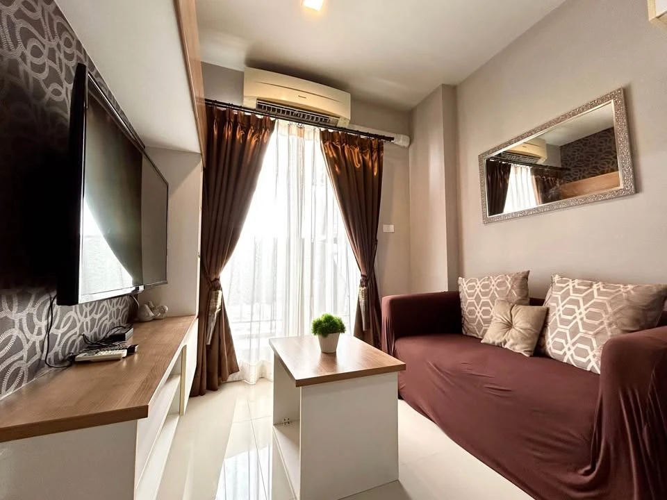Selling Rich Park 2 @Taopoon Interchange, 1 bedroom, 1 bathroom, river view, convenient transportation. Book now!