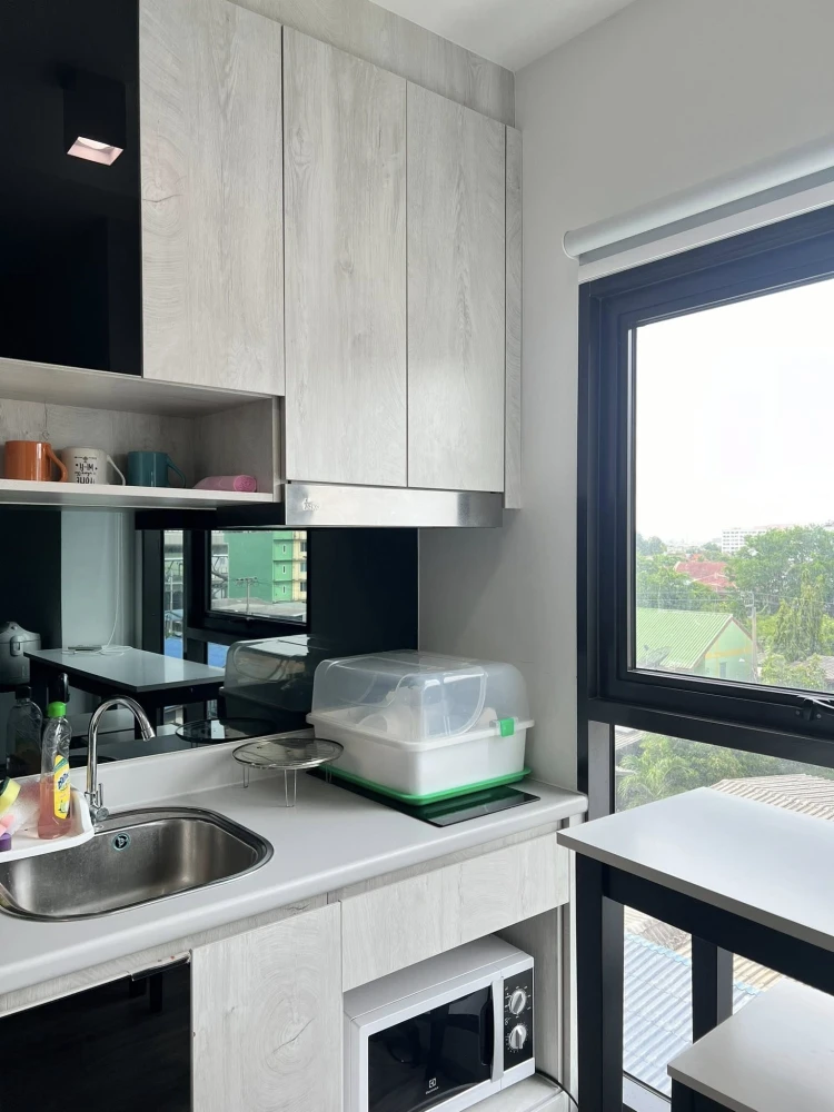 For sale: Rich Park Terminal Phaholyothin 59, corner room, not crowded, lots of usable space, open view, not blocked, reserve now.