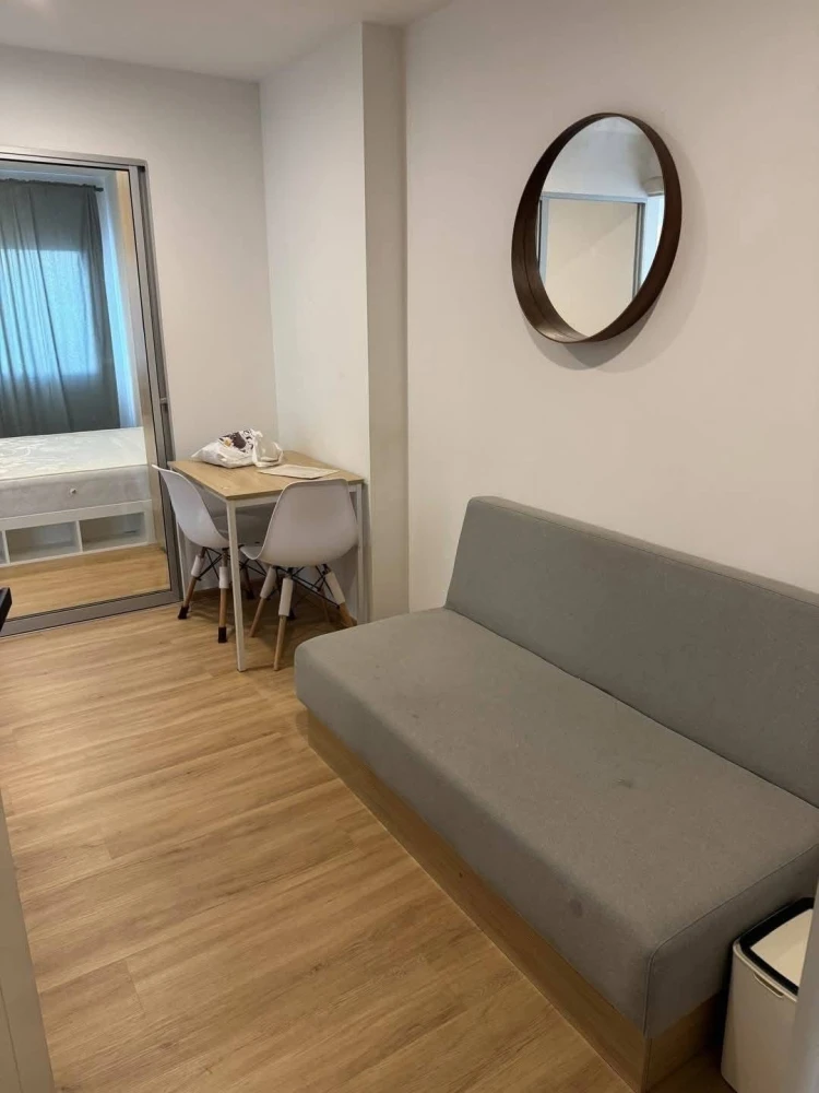 Selling Sena Kith Chalong Krung-Ladkrabang, 7th floor unit, unobstructed view, not hot, fully furnished. Book now!