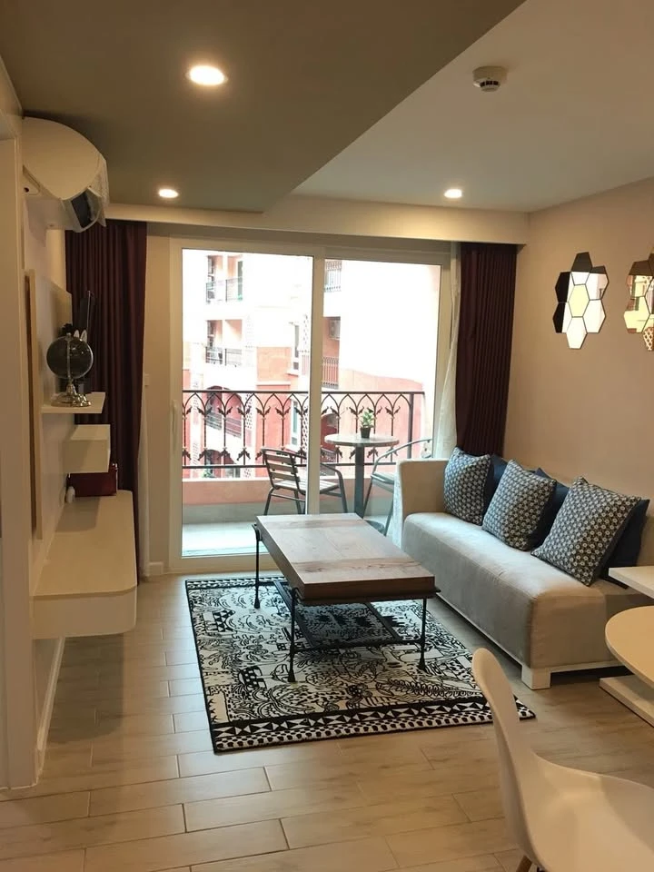 For sale Seven Seas Condo Resort Jomtien 1 bedroom 1 bathroom, stylishly decorated room, water park view, book now